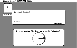 Wissen Sie es? atari screenshot